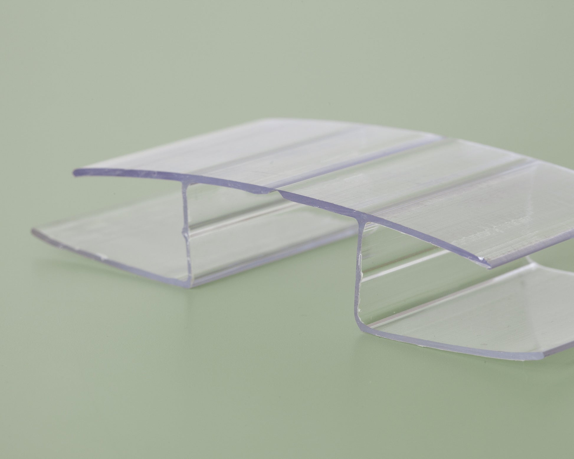 16mm Polycarbonate Ridge Cap / Corner Cap (R Channel)