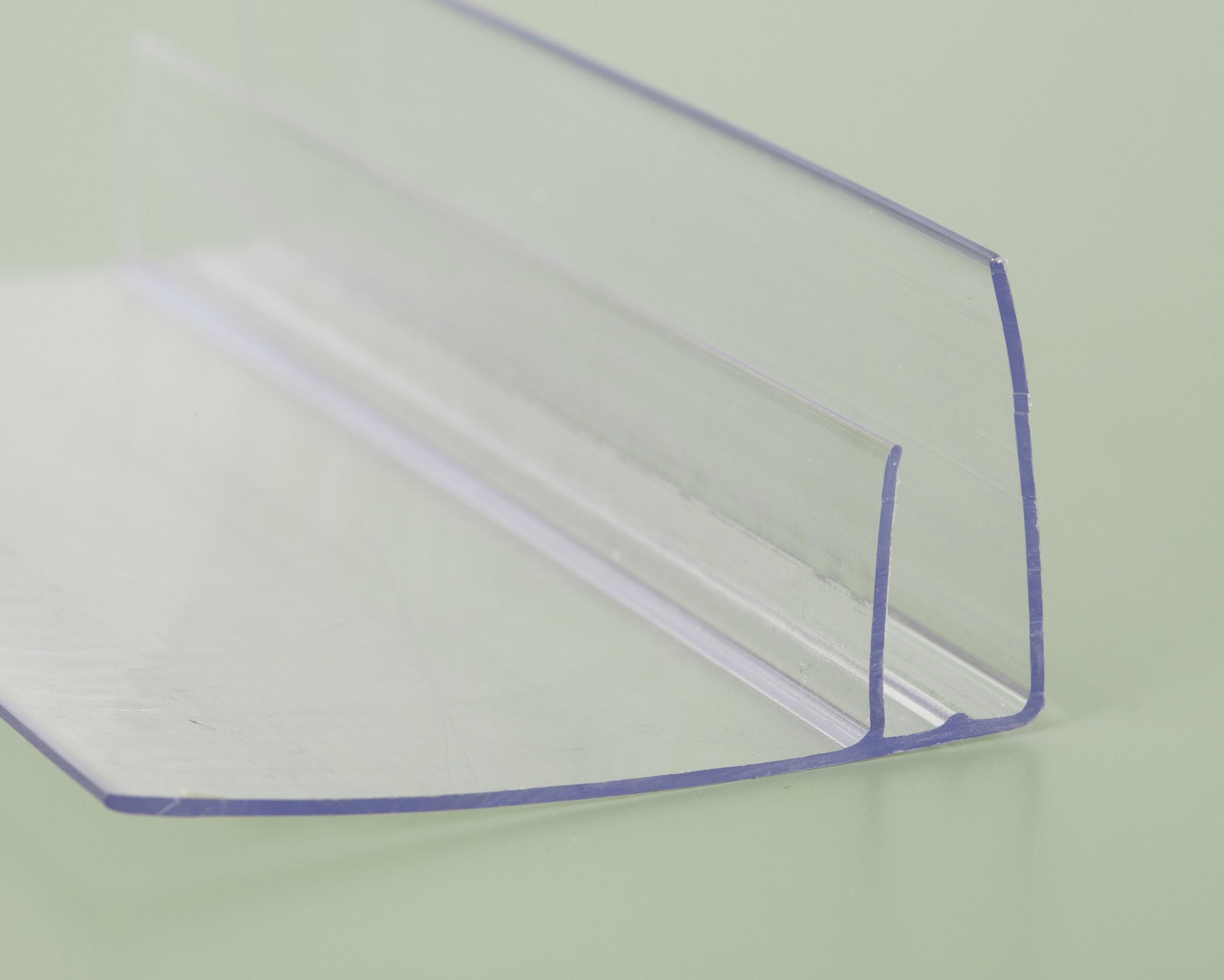 8-10mm Polycarbonate Side Cap (F Channel)