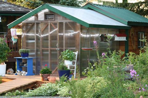 DIY Gable Attached Greenhouse