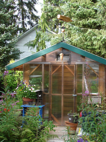 DIY Gable Attached Greenhouse