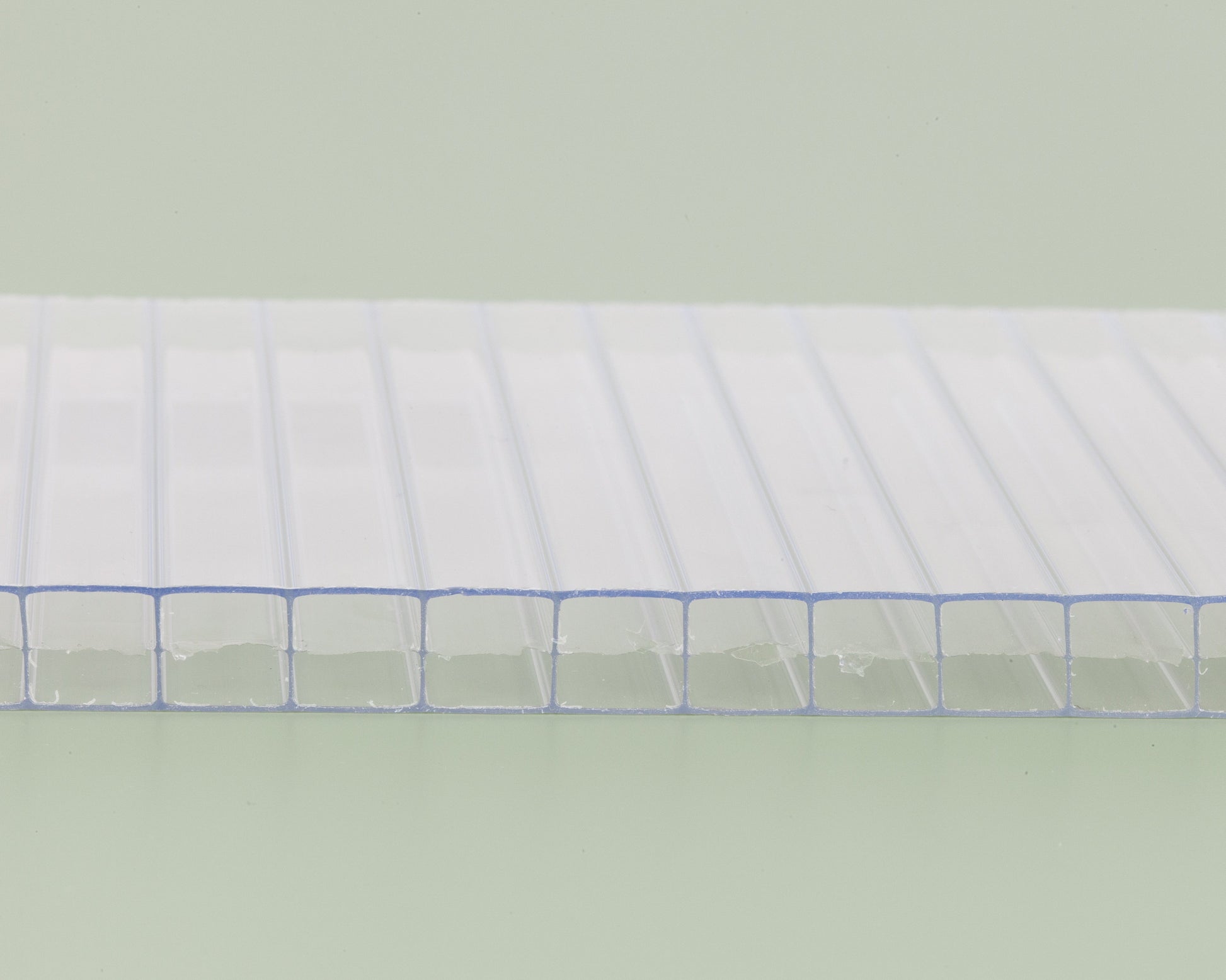 10mm Clear Triple Wall Heat Saver Polycarbonate Sheet